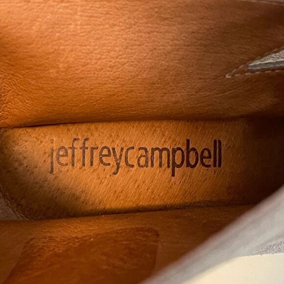 Jeffrey Campbell Corwin Suede gladiator Bootie- in stone Size 9.5 - Picture 9 of 13